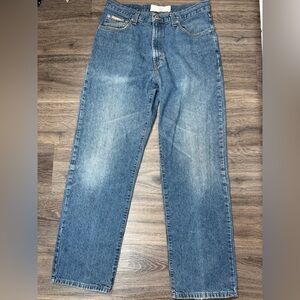 Vintage Straight Leg Jeans 33x32 Natural Issue Medium Wash Denim USA
